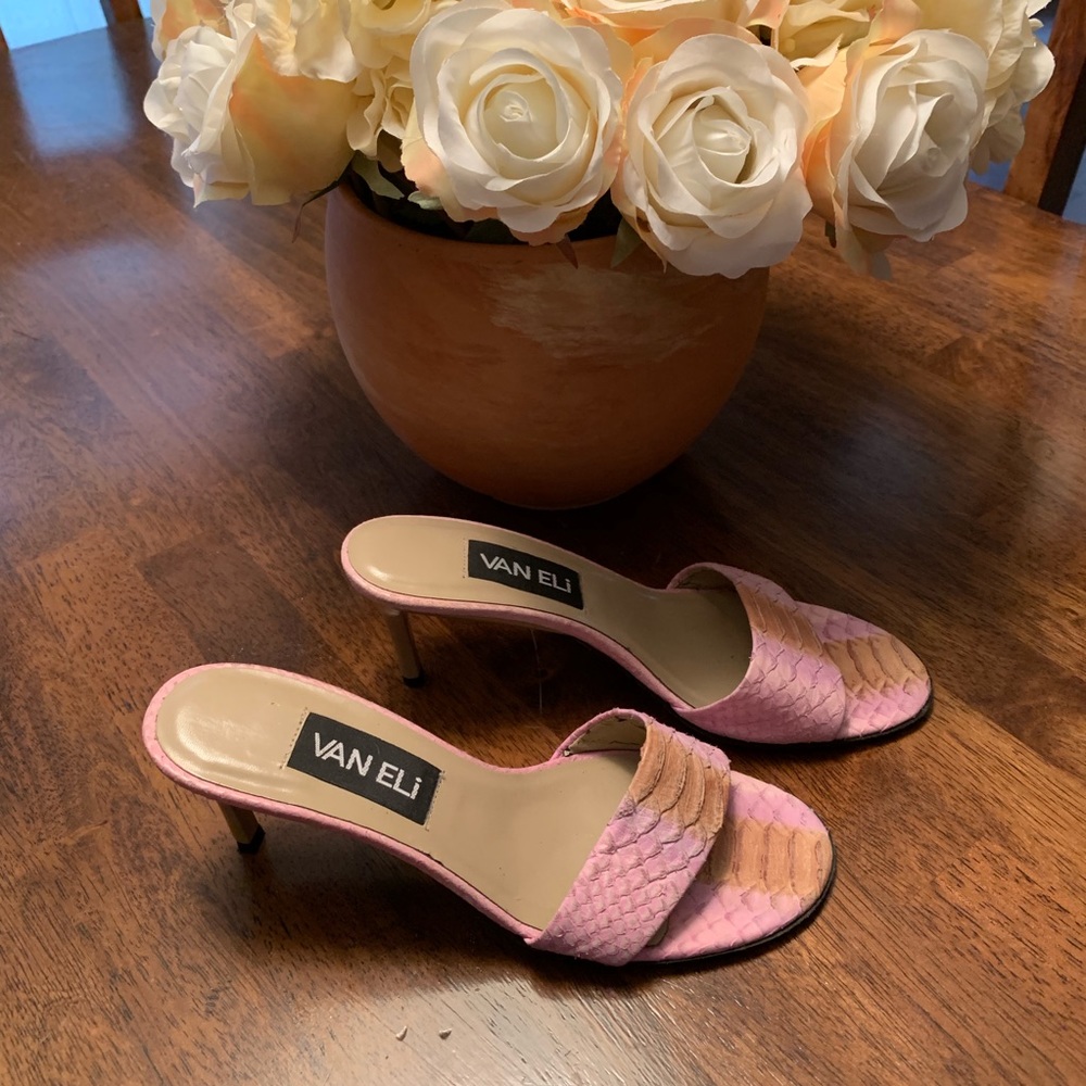 Van Eli Kitten Heels Sz 6 - Picture 2 of 4